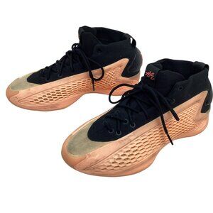 Adidas AE 1 Anthony Edwards Mens 7 Basketball Shoes Black & Orange Lace-Up High-